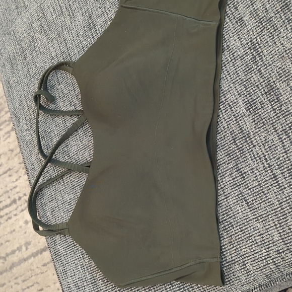 Lululemon Like a Cloud Bra Longline *Light Support, B/C Cup Dark Olive - Picture 8 of 10